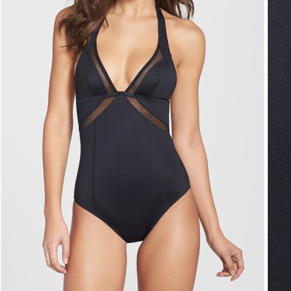 Vitamin A “Scuba” Halter one-piece swimsuit
